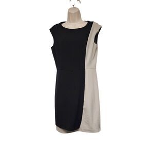 Marvin Richards Color Block Knee-Length Sheath Dress Size 8